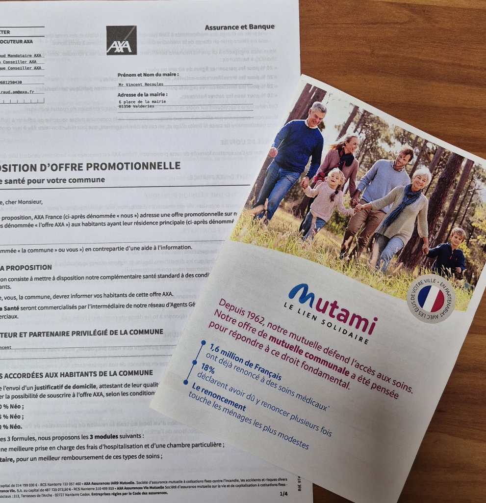 CONVENTION AVEC LES ASSURANCES AXA ET MUTAMI. CONVENTION AVEC LES ASSURANCES AXA ET MUTAMI.