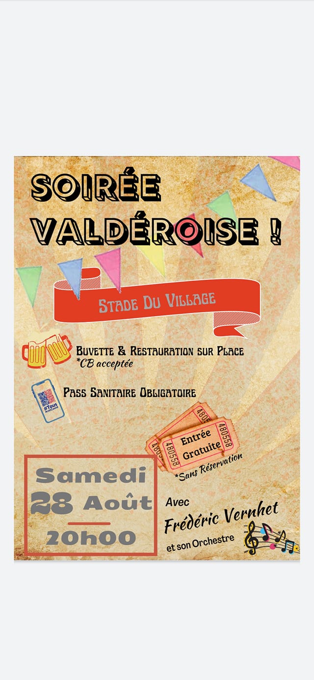 Soirée valdéroise Soirée valdéroise