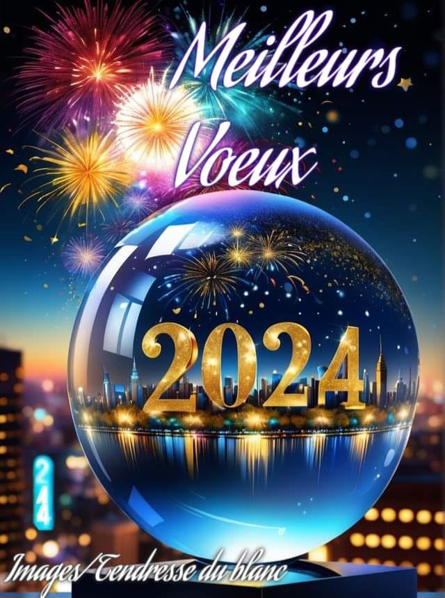 MEILLEURS VOEUX POUR 2024.