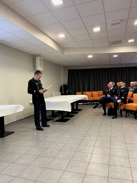 Réunion gendarmerie/élus : bilan année 2023. Réunion gendarmerie/élus : bilan année 2023.