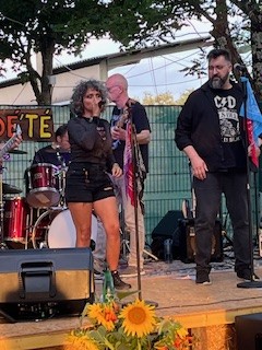 Le groupe VDG lors du concert 2025