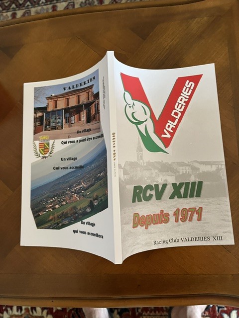 55 ans d'histoire du RCV XIII réunis dans un ouvrage souvenir.