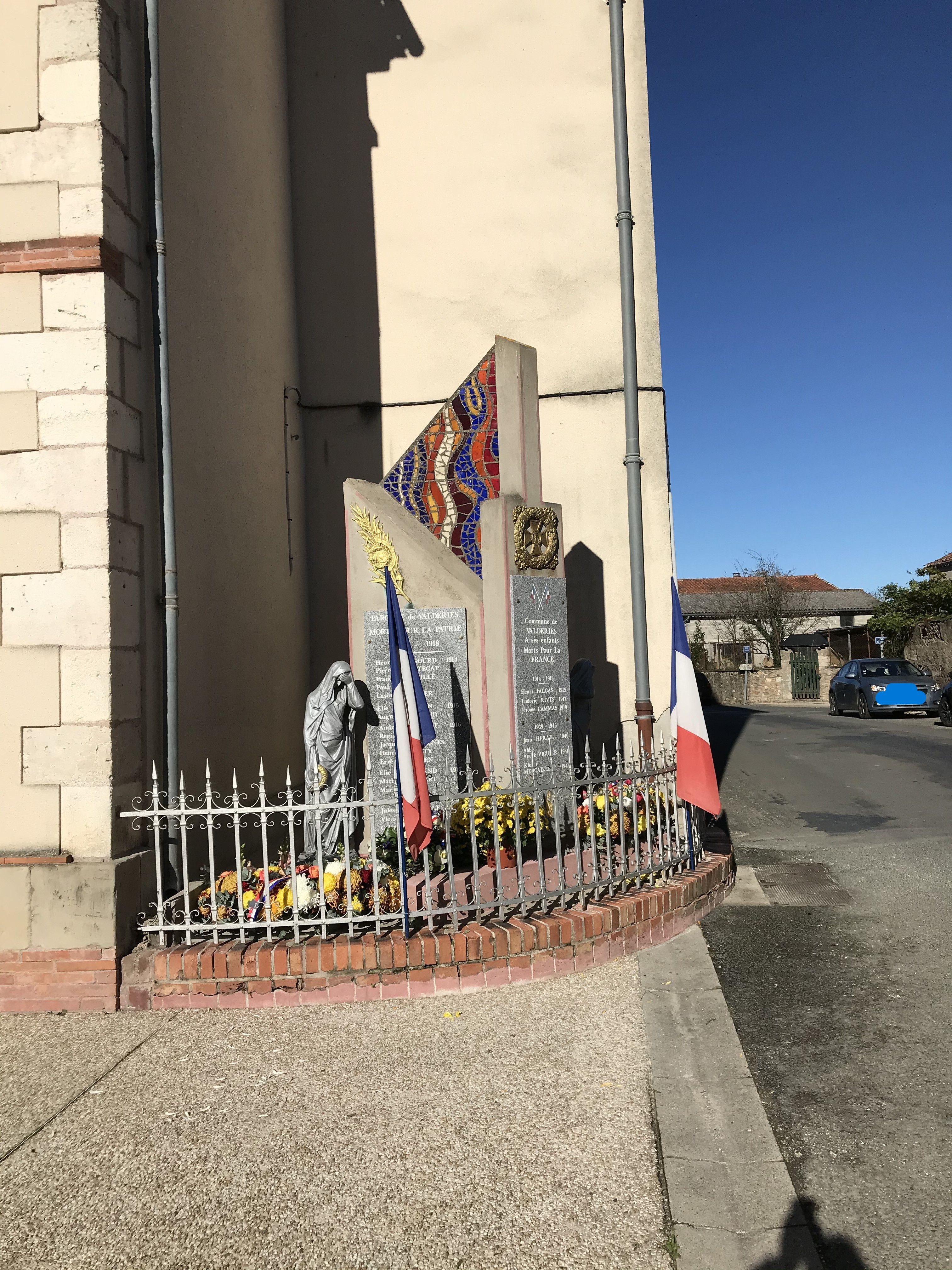 Le monument aux Morts de Valderiès