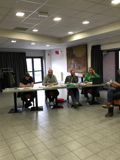 Les membres du bureau lors de la réunion AG CUMA 18 03 2022