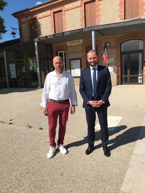 Le nouveau Sous-Préfet visite la commune de Valdériès 01 09 2023 Le nouveau Sous-Préfet visite la commune de Valdériès 01 09 2023
