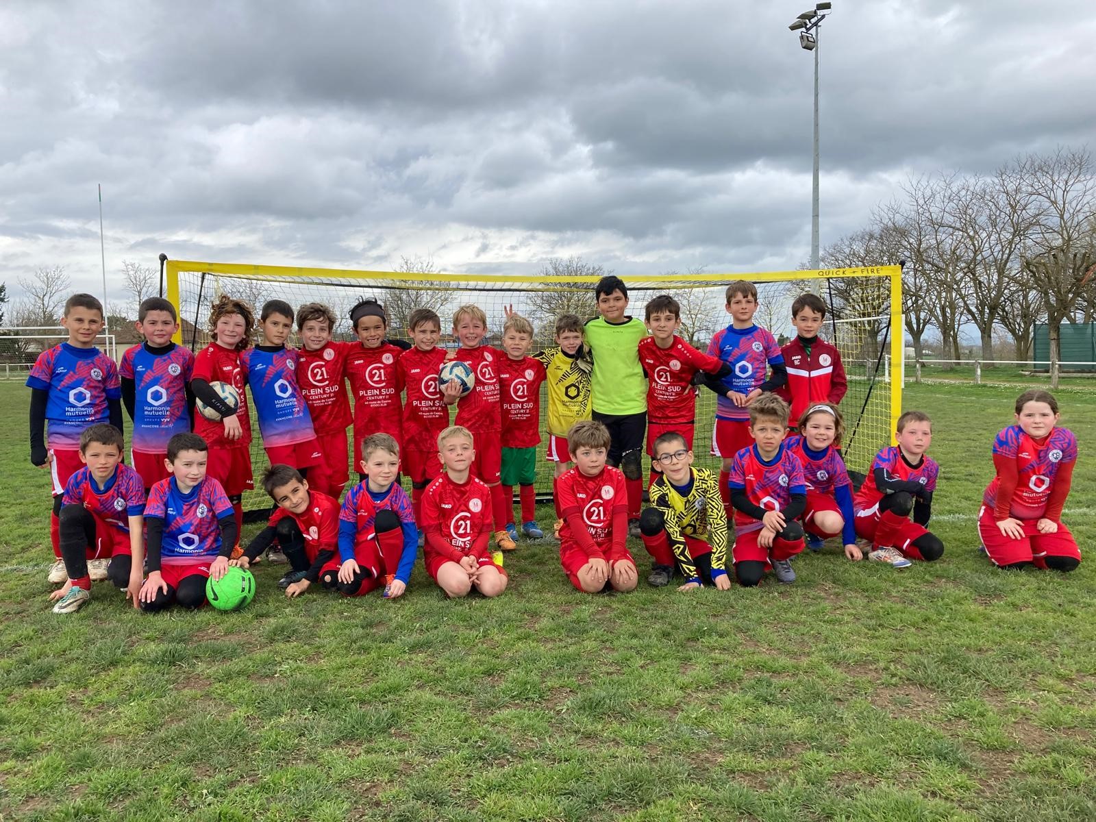 Les joueurs U9 du VVFC Les échos du Foot du 23 03 2025.
