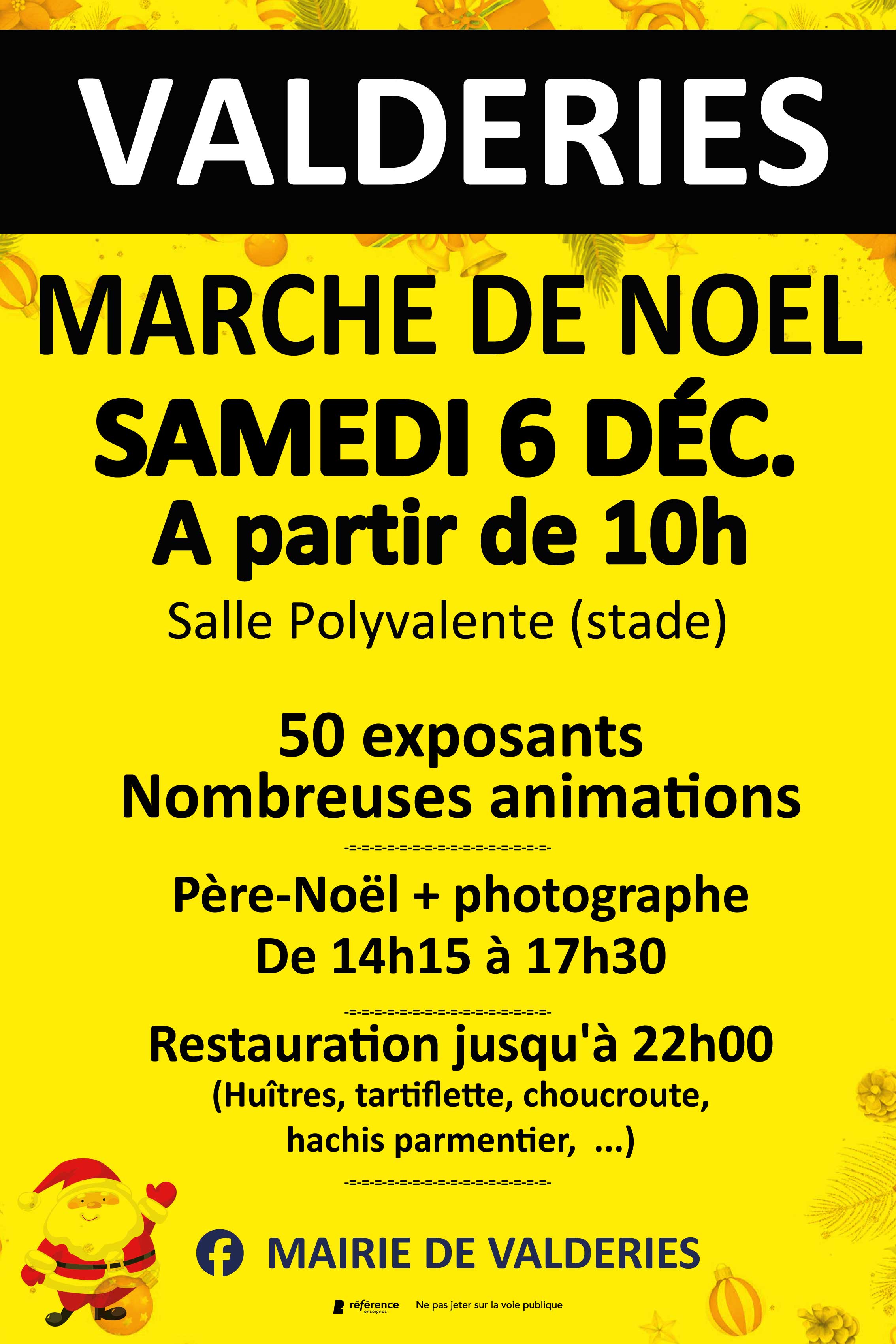 Le marché de Noël se prépare. 2025