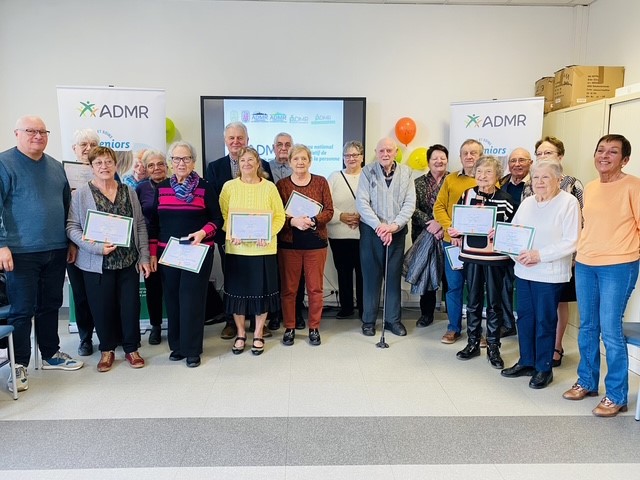 ADMR : des bénévoles honorés. 2024 ADMR : des bénévoles honorés. 2024