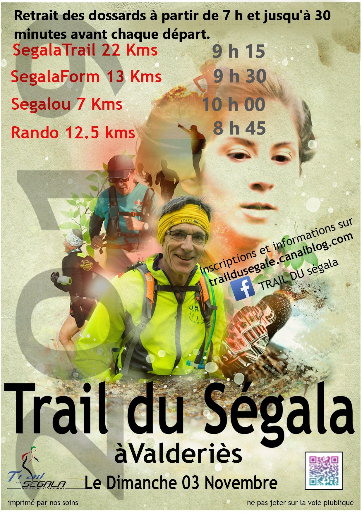 affiche Trail du ségala