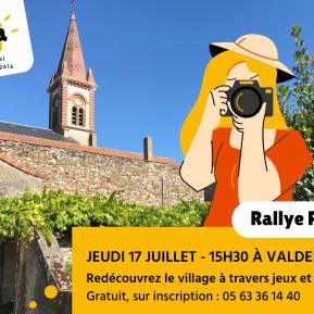Rallye photo à Valdériès.