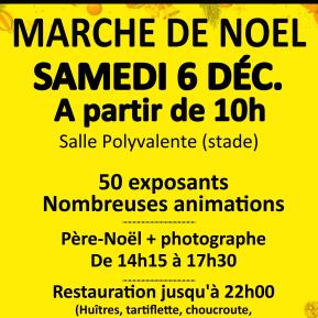 Le marché de Noël se prépare. 2025